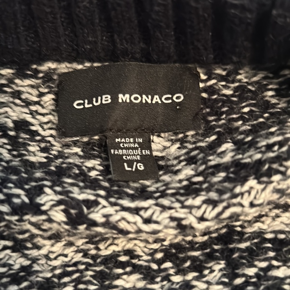 Club Monaco Fisherman Sweater - Picture 2 of 4